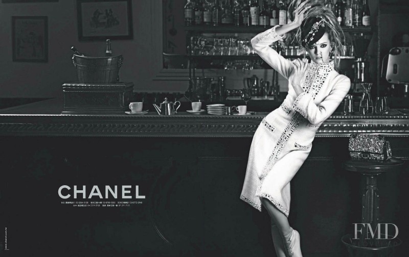 Daria Strokous featured in  the Chanel advertisement for Spring/Summer 2012