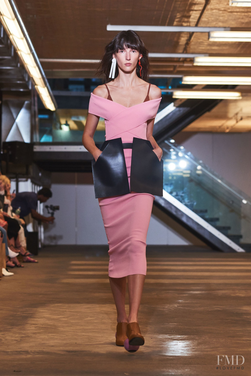 Karolina Laczkowska featured in  the Solace London fashion show for Spring/Summer 2018