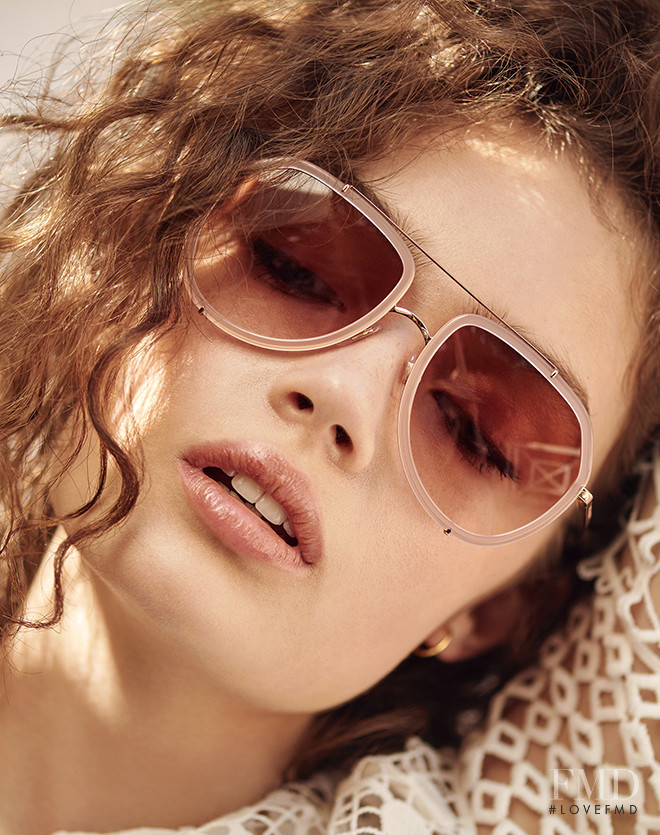 Sasha Kichigina featured in  the Shopbop Sunglasses Trends for Spring lookbook for Spring/Summer 2017