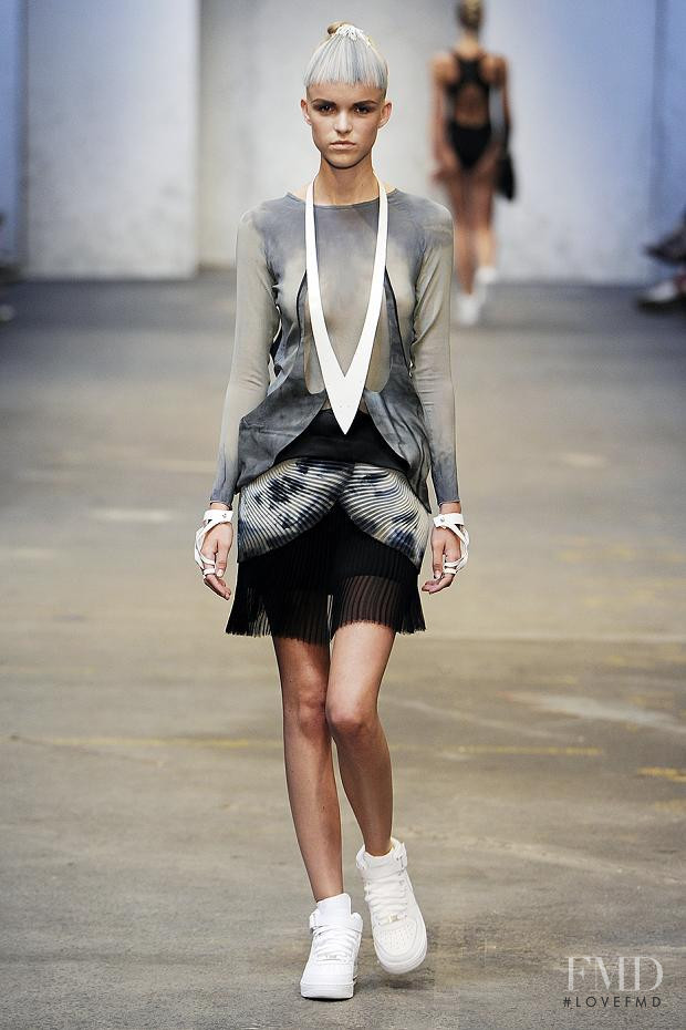 Sigrid Cold featured in  the Anne Sofie Madsen fashion show for Spring/Summer 2013