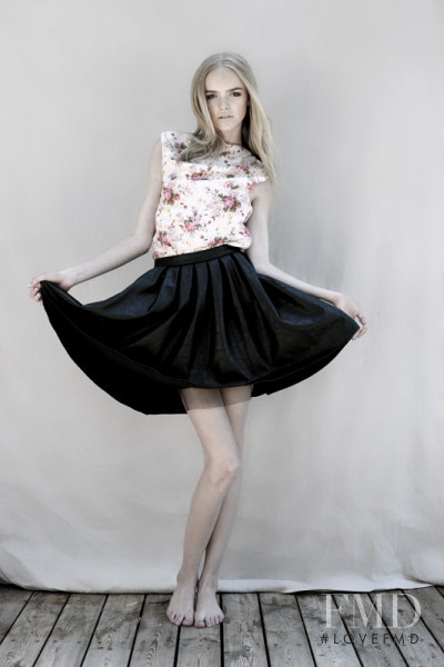 Sigrid Cold featured in  the Black Secret advertisement for Spring/Summer 2012