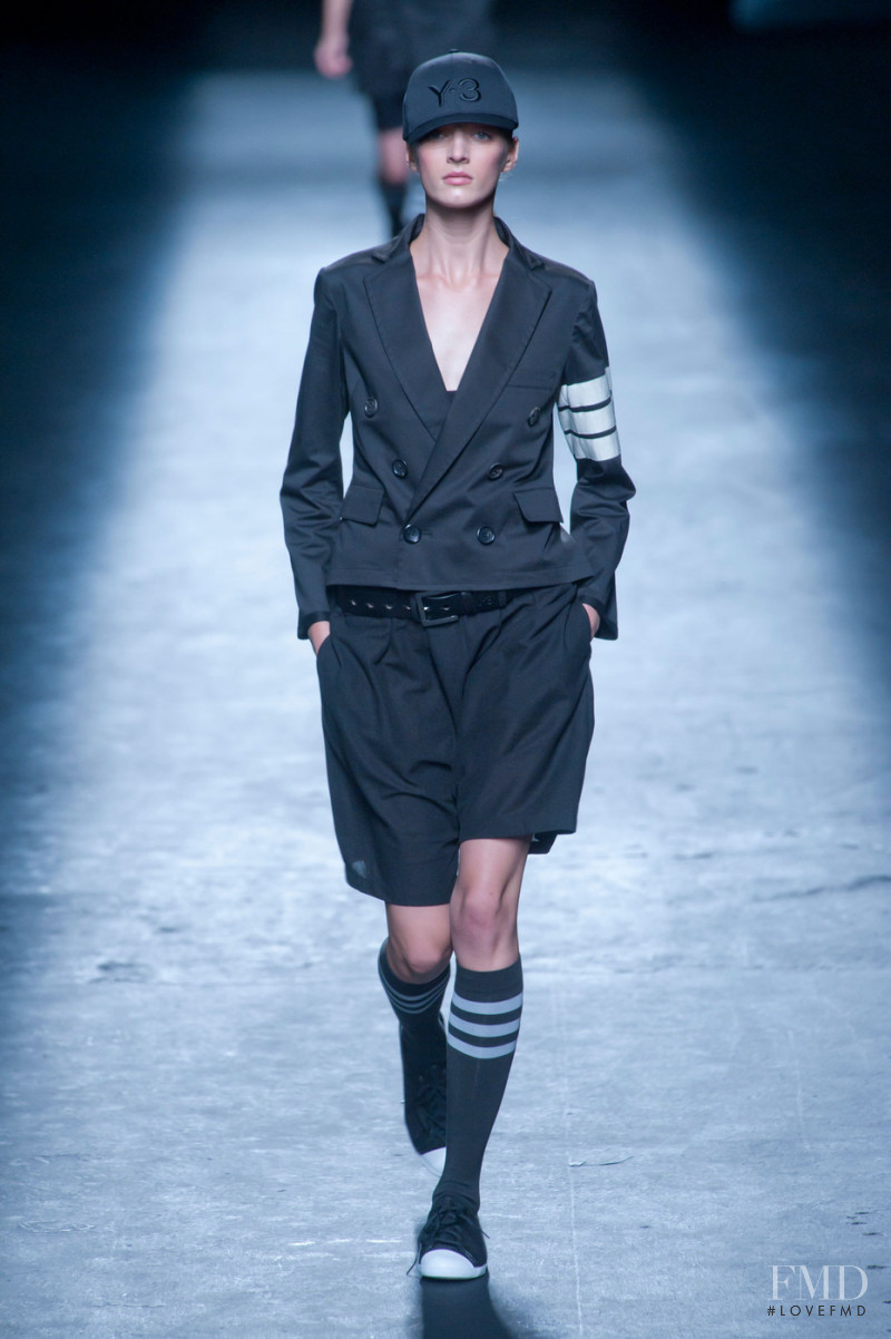 Daria Strokous featured in  the Y-3 fashion show for Spring/Summer 2013