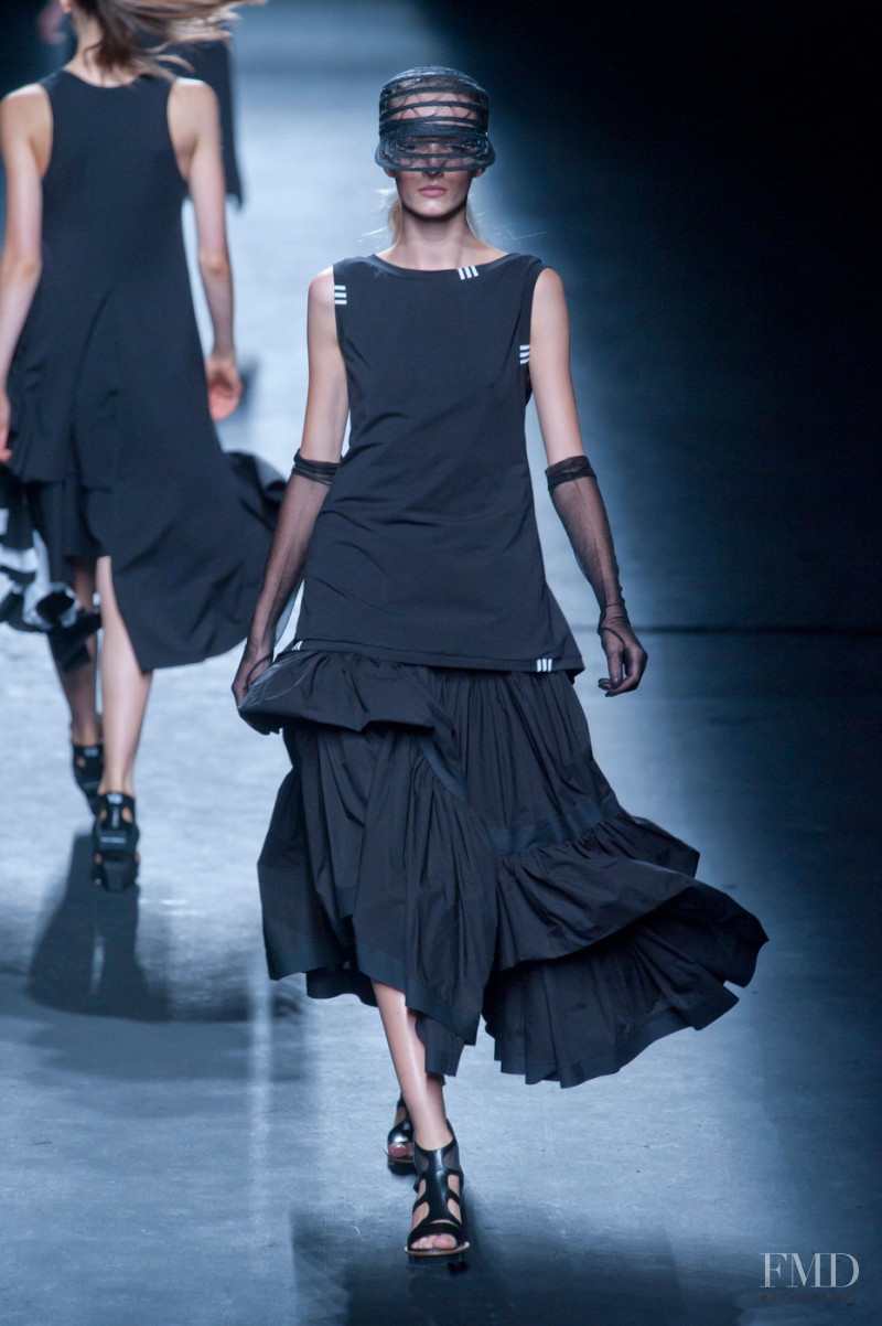 Daria Strokous featured in  the Y-3 fashion show for Spring/Summer 2013