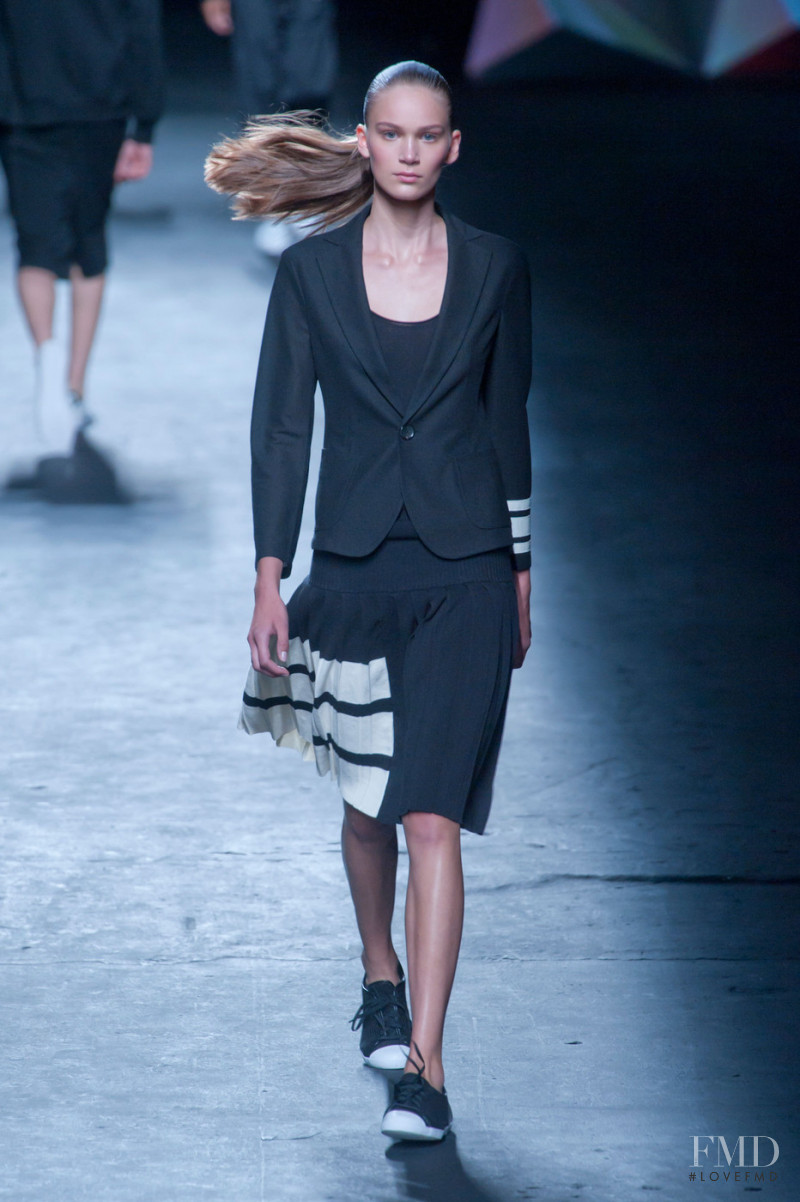 Nele Kenzler featured in  the Y-3 fashion show for Spring/Summer 2013