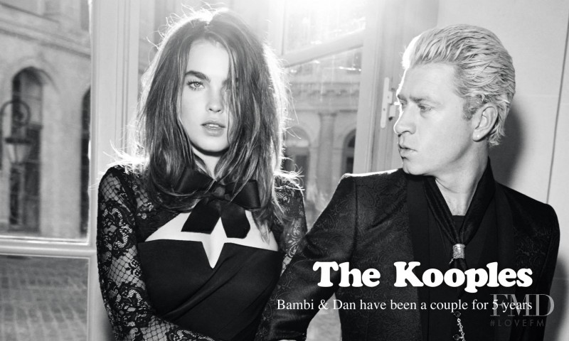 Bambi Northwood-Blyth featured in  the The Kooples advertisement for Autumn/Winter 2013