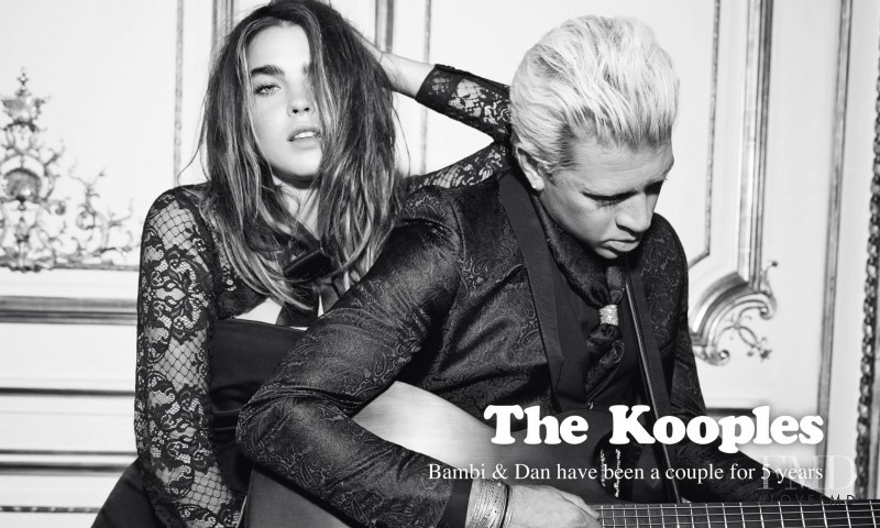 Bambi Northwood-Blyth featured in  the The Kooples advertisement for Autumn/Winter 2013