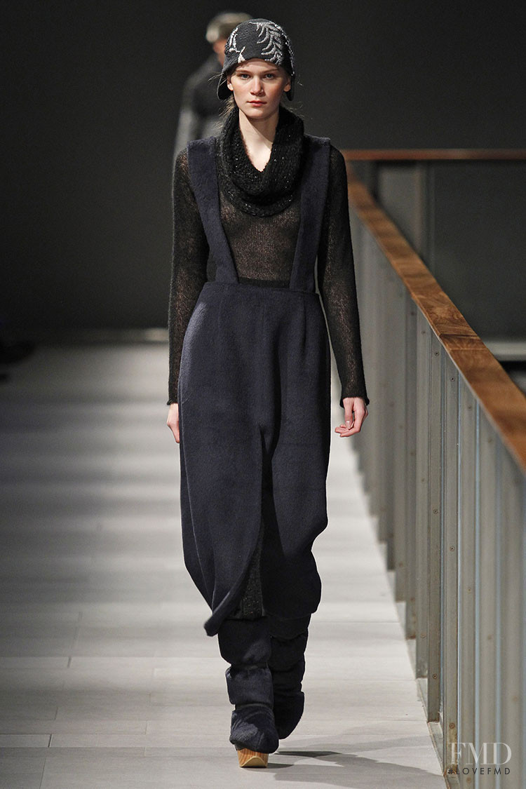 Nele Kenzler featured in  the Miriam Ponsa fashion show for Autumn/Winter 2014