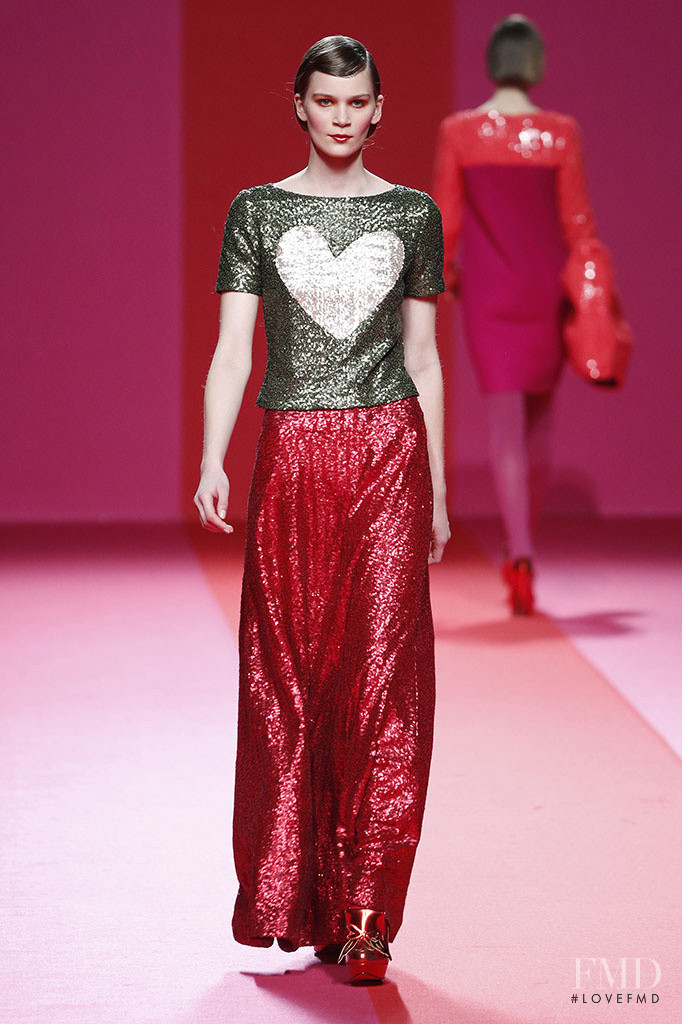 Nele Kenzler featured in  the Agatha Ruiz de la Prada fashion show for Autumn/Winter 2015