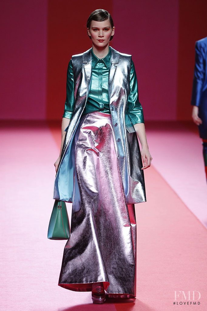 Nele Kenzler featured in  the Agatha Ruiz de la Prada fashion show for Autumn/Winter 2015