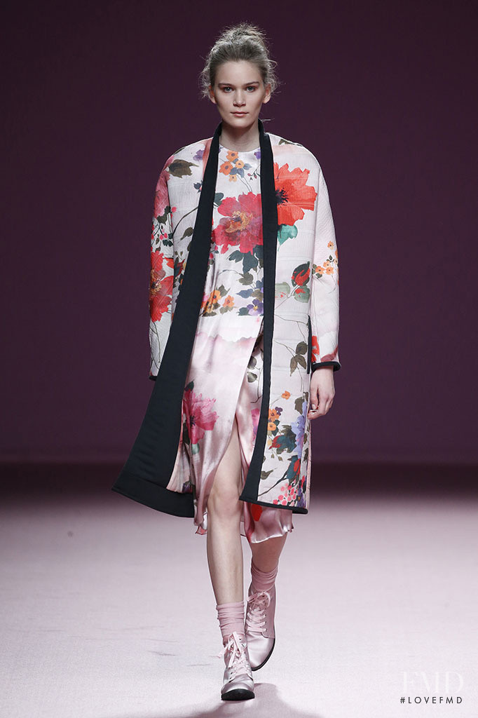 Nele Kenzler featured in  the Juan Vidal fashion show for Autumn/Winter 2015