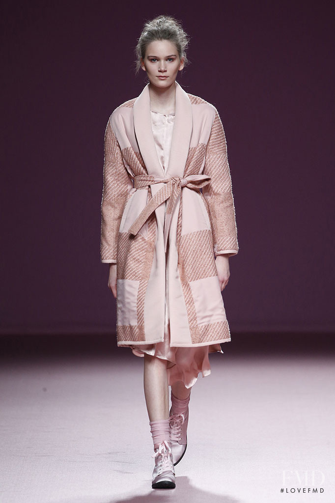 Nele Kenzler featured in  the Juan Vidal fashion show for Autumn/Winter 2015