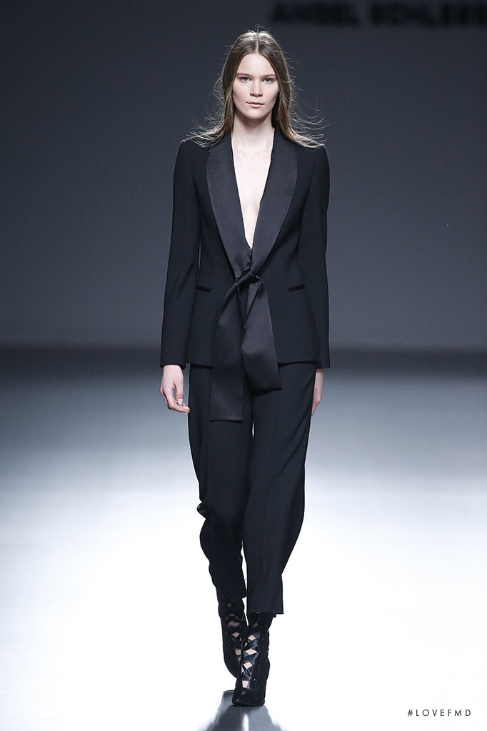 Nele Kenzler featured in  the Angel Sanchez fashion show for Autumn/Winter 2015