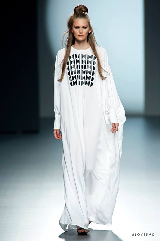 Nele Kenzler featured in  the Juana Martin fashion show for Spring/Summer 2016