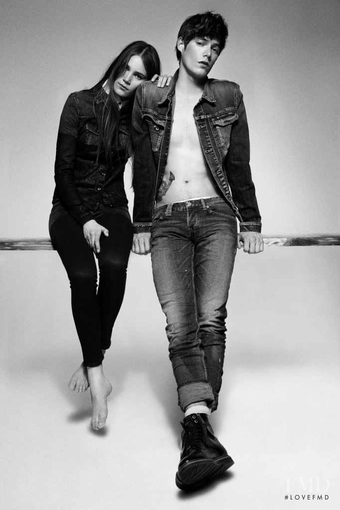 Nele Kenzler featured in  the Pepe Jeans London lookbook for Autumn/Winter 2014