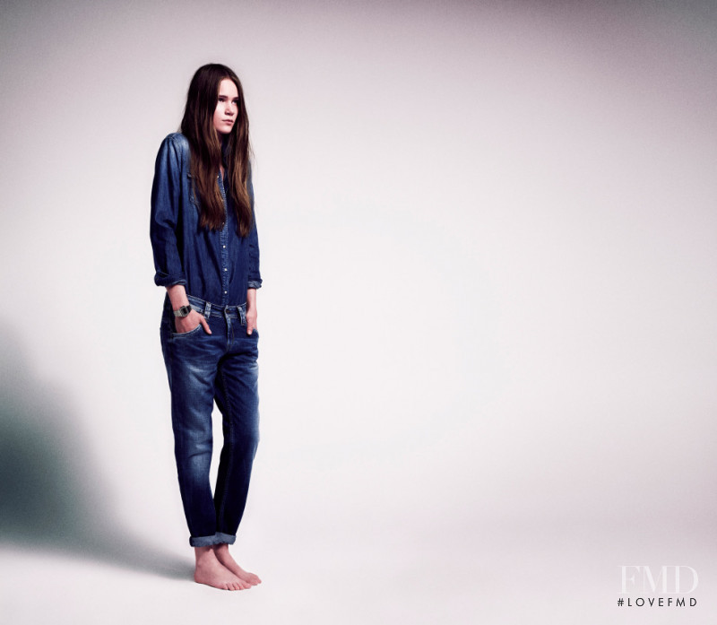 Nele Kenzler featured in  the Pepe Jeans London lookbook for Autumn/Winter 2014