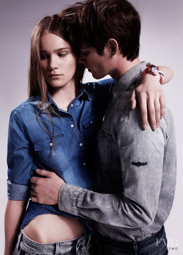 Nele Kenzler featured in  the Pepe Jeans London lookbook for Autumn/Winter 2014