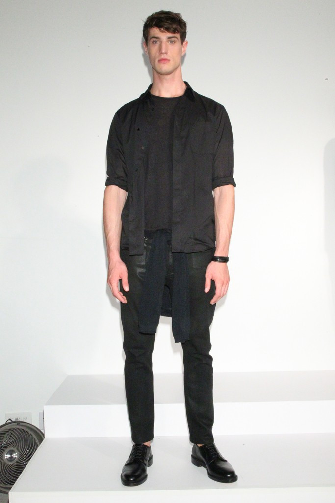 Andy Walters featured in  the Elie Tahari fashion show for Spring/Summer 2014