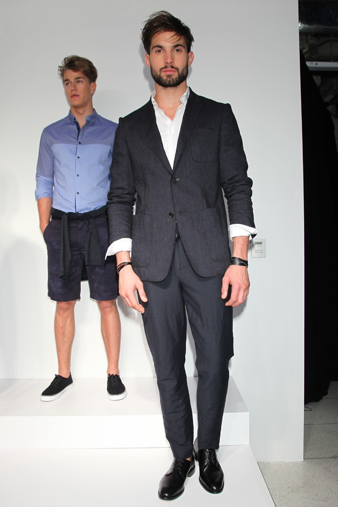 Jamie Jewitt featured in  the Elie Tahari fashion show for Spring/Summer 2014