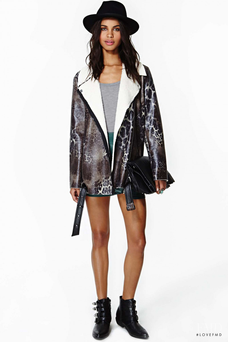 Nadia Araujo featured in  the Nasty Gal catalogue for Autumn/Winter 2013