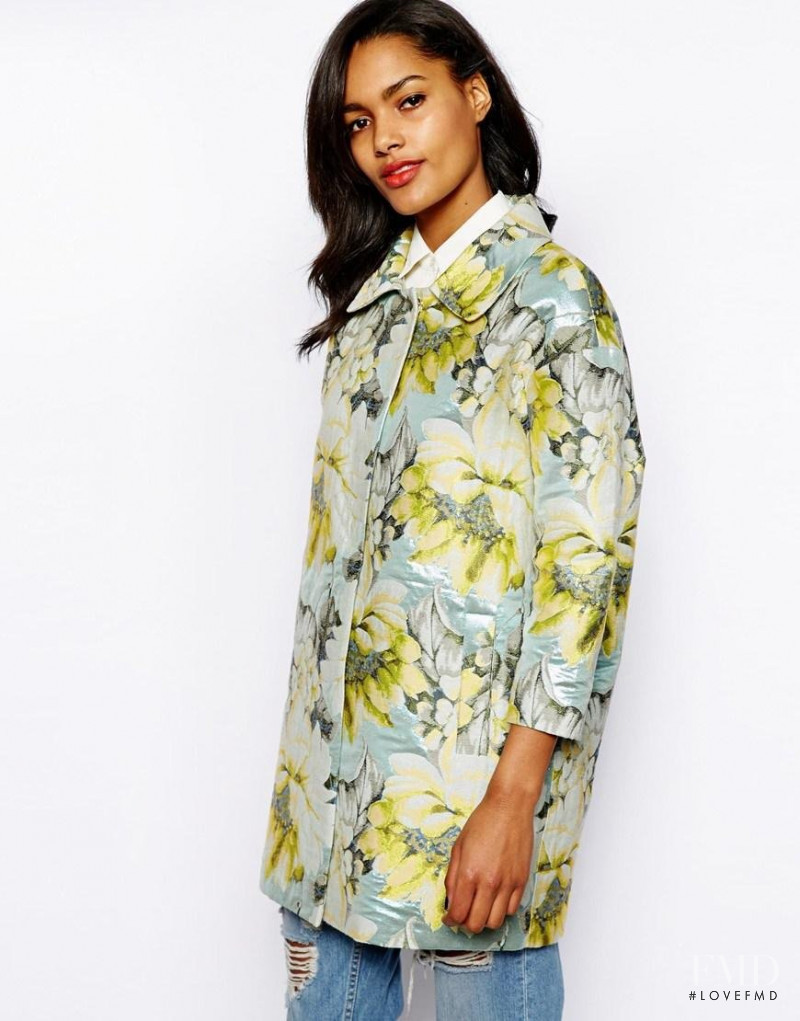 Nadia Araujo featured in  the ASOS catalogue for Summer 2014