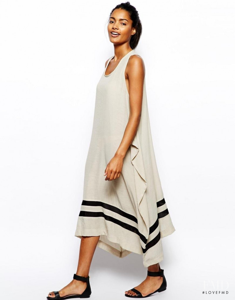 Nadia Araujo featured in  the ASOS catalogue for Summer 2014