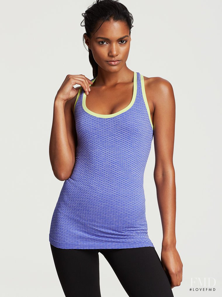 Nadia Araujo featured in  the Victoria\'s Secret VSX catalogue for Autumn/Winter 2014