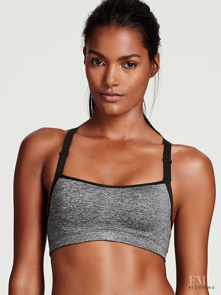 Nadia Araujo featured in  the Victoria\'s Secret VSX catalogue for Autumn/Winter 2014