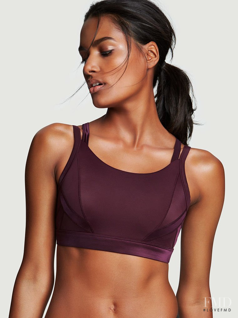 Nadia Araujo featured in  the Victoria\'s Secret VSX catalogue for Autumn/Winter 2014