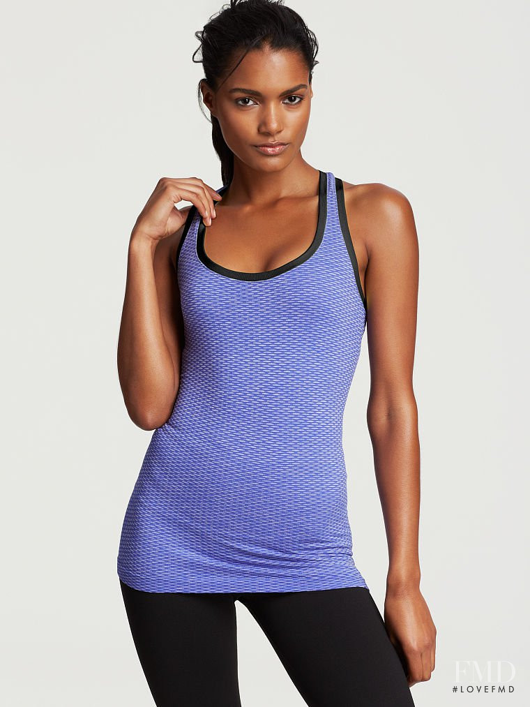 Nadia Araujo featured in  the Victoria\'s Secret VSX catalogue for Autumn/Winter 2014