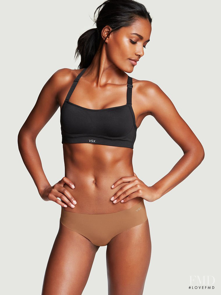 Nadia Araujo featured in  the Victoria\'s Secret VSX catalogue for Autumn/Winter 2014