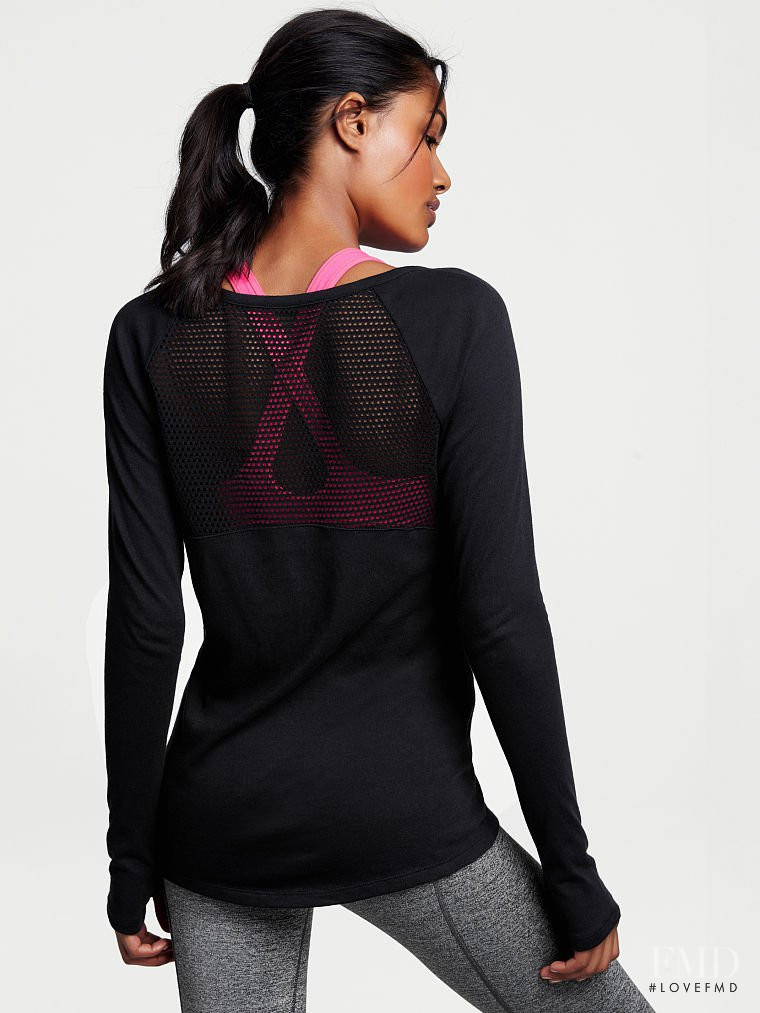 Nadia Araujo featured in  the Victoria\'s Secret VSX catalogue for Spring/Summer 2015