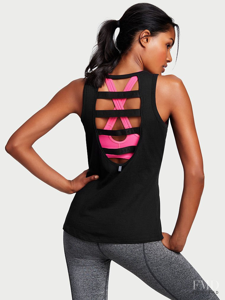 Nadia Araujo featured in  the Victoria\'s Secret VSX catalogue for Spring/Summer 2015