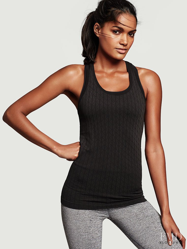 Nadia Araujo featured in  the Victoria\'s Secret VSX catalogue for Spring/Summer 2015