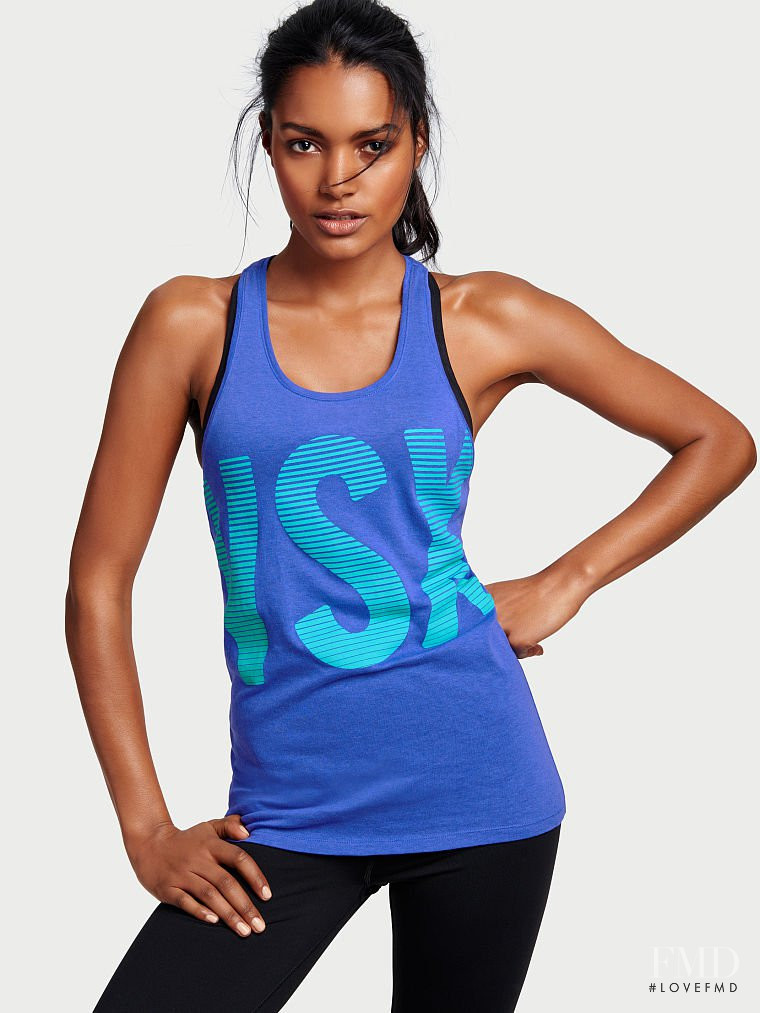 Nadia Araujo featured in  the Victoria\'s Secret VSX catalogue for Spring/Summer 2015