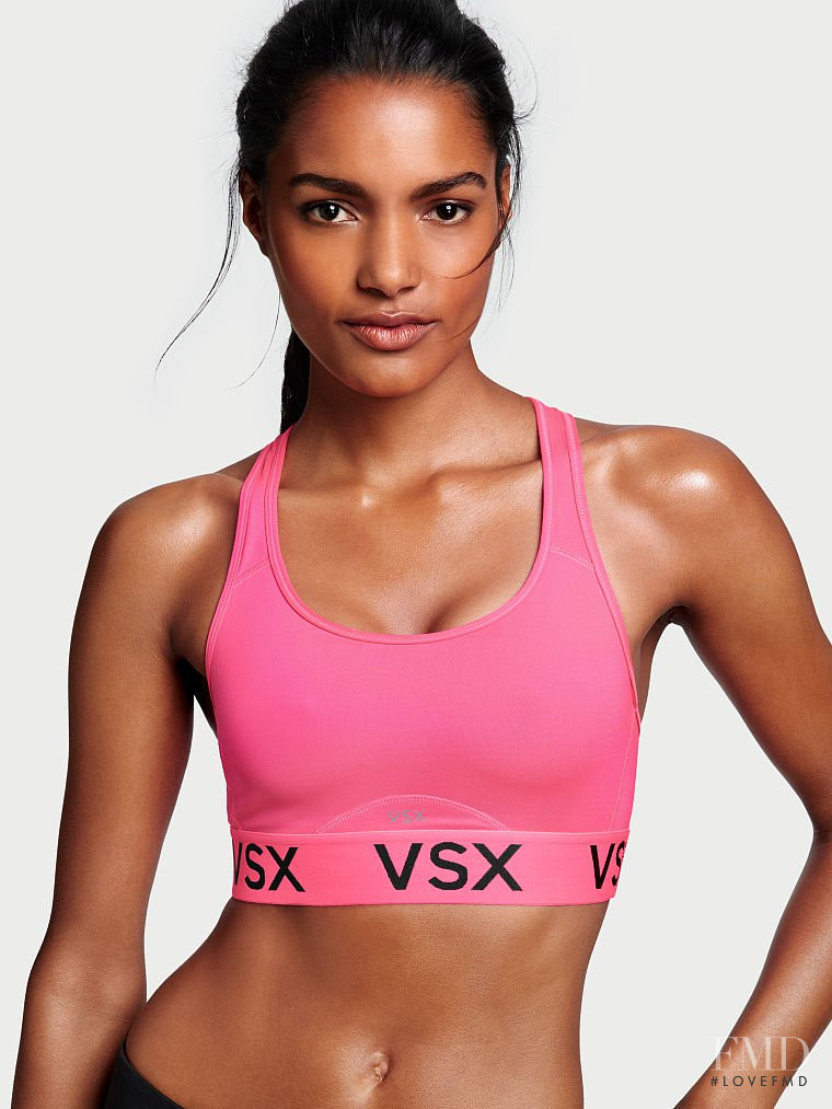 Nadia Araujo featured in  the Victoria\'s Secret VSX catalogue for Spring/Summer 2015