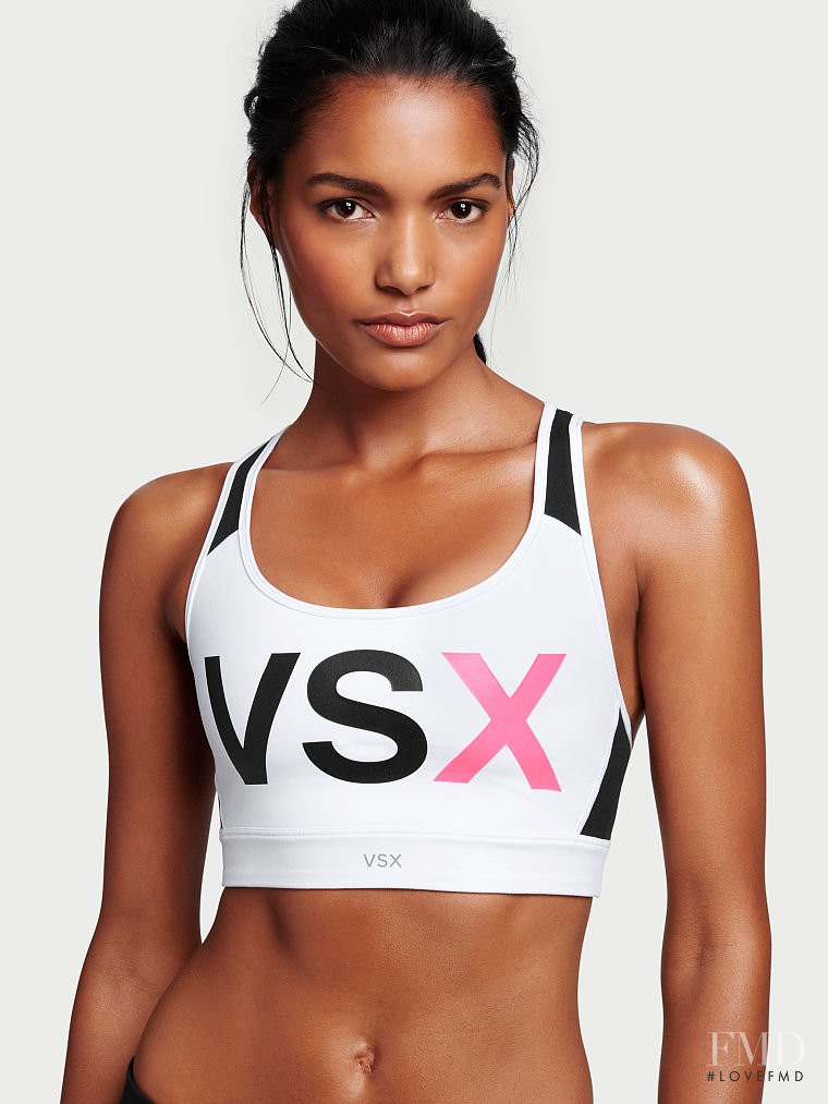 Nadia Araujo featured in  the Victoria\'s Secret VSX catalogue for Spring/Summer 2015