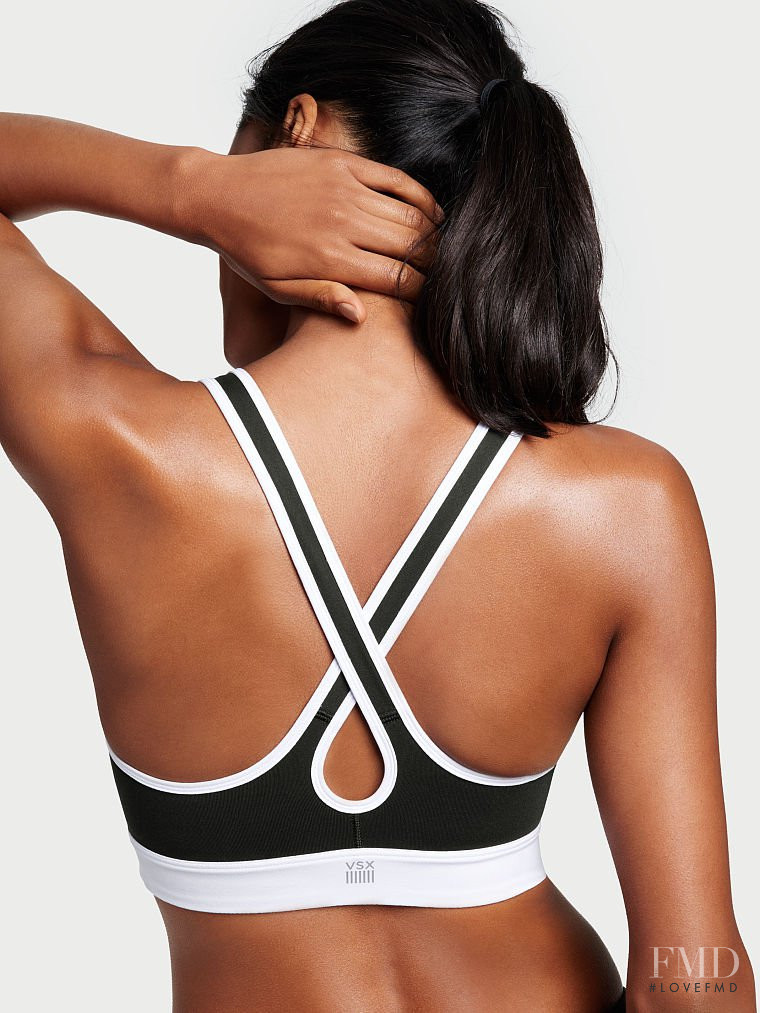 Nadia Araujo featured in  the Victoria\'s Secret VSX catalogue for Spring/Summer 2015