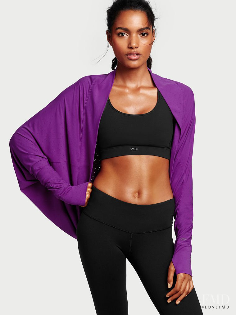 Nadia Araujo featured in  the Victoria\'s Secret VSX catalogue for Spring/Summer 2015