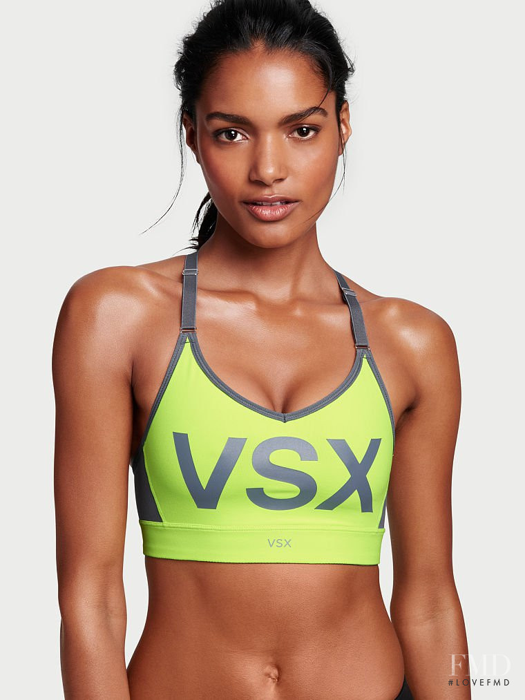 Nadia Araujo featured in  the Victoria\'s Secret VSX catalogue for Spring/Summer 2015