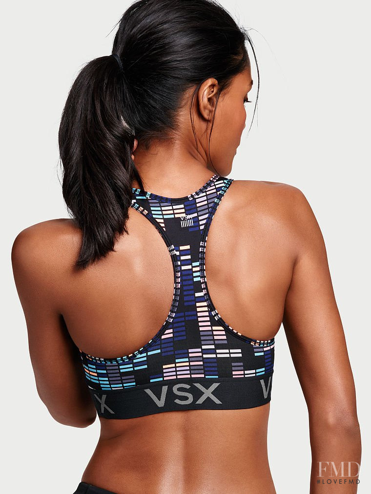 Nadia Araujo featured in  the Victoria\'s Secret VSX catalogue for Spring/Summer 2015