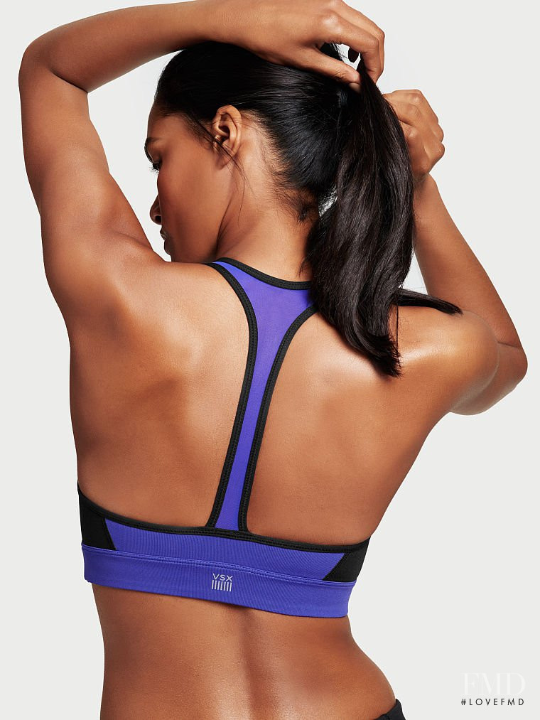 Nadia Araujo featured in  the Victoria\'s Secret VSX catalogue for Spring/Summer 2015