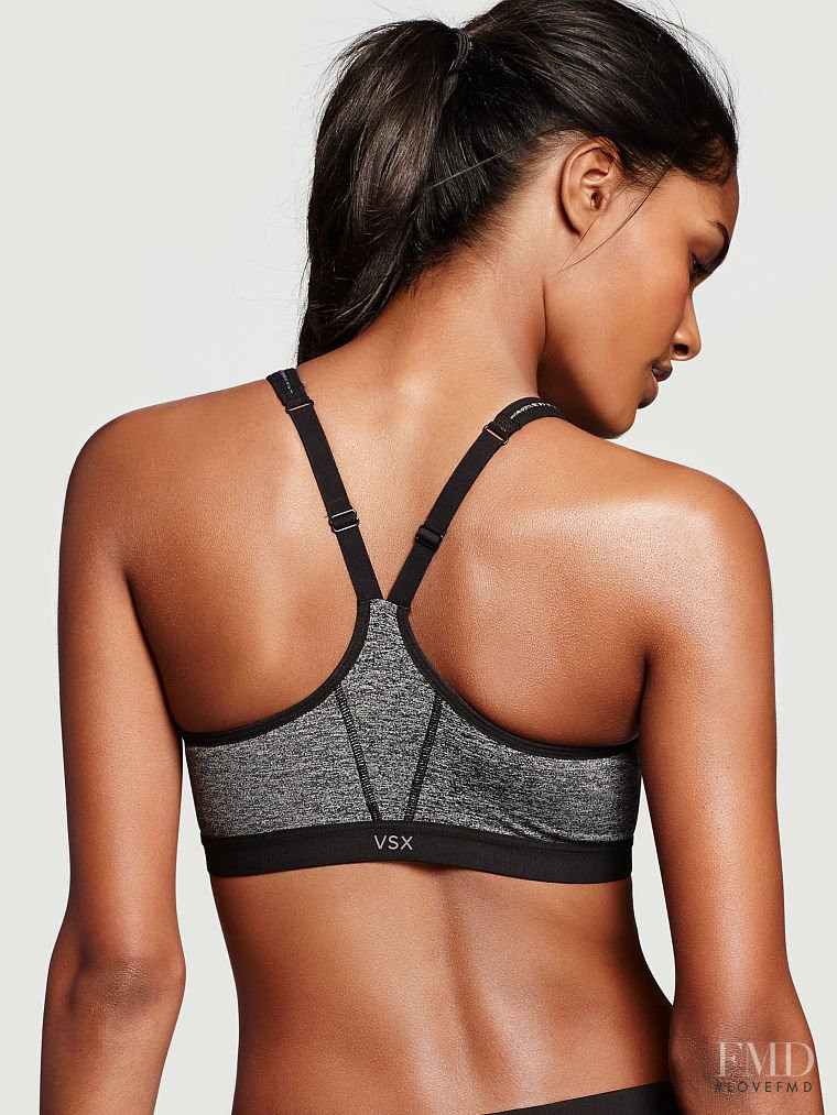 Nadia Araujo featured in  the Victoria\'s Secret VSX catalogue for Spring/Summer 2015