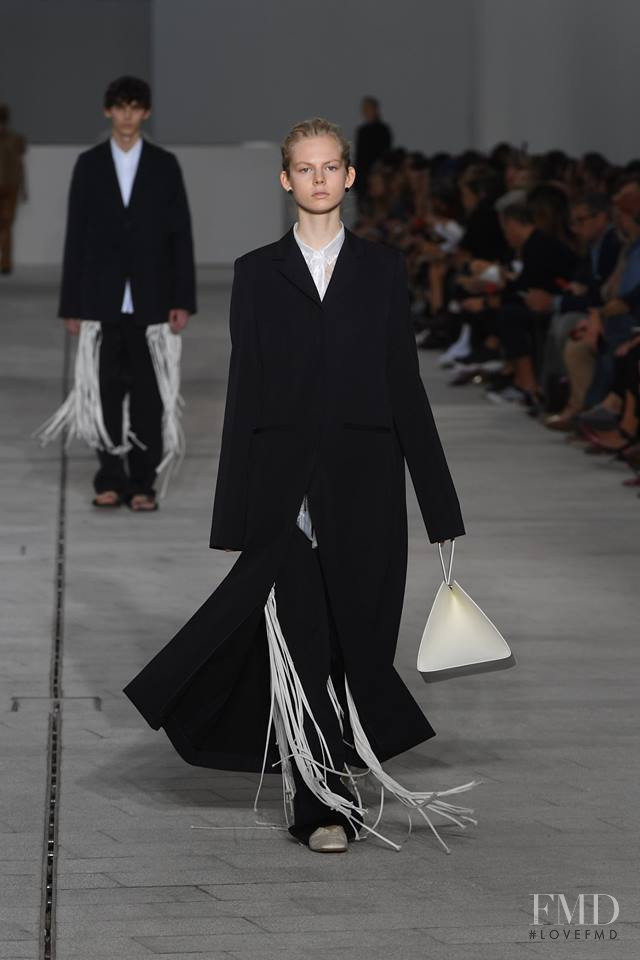 Jodie Alien featured in  the Jil Sander fashion show for Spring/Summer 2018