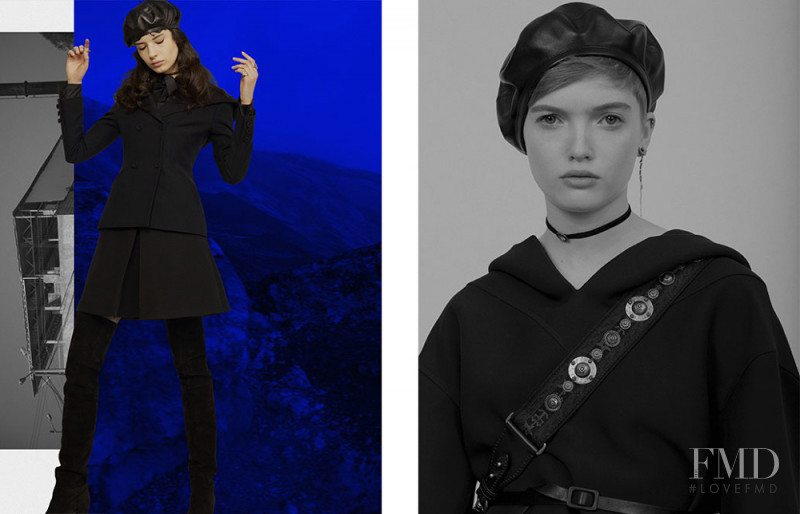 Ruth Bell featured in  the Christian Dior Accessories advertisement for Autumn/Winter 2017