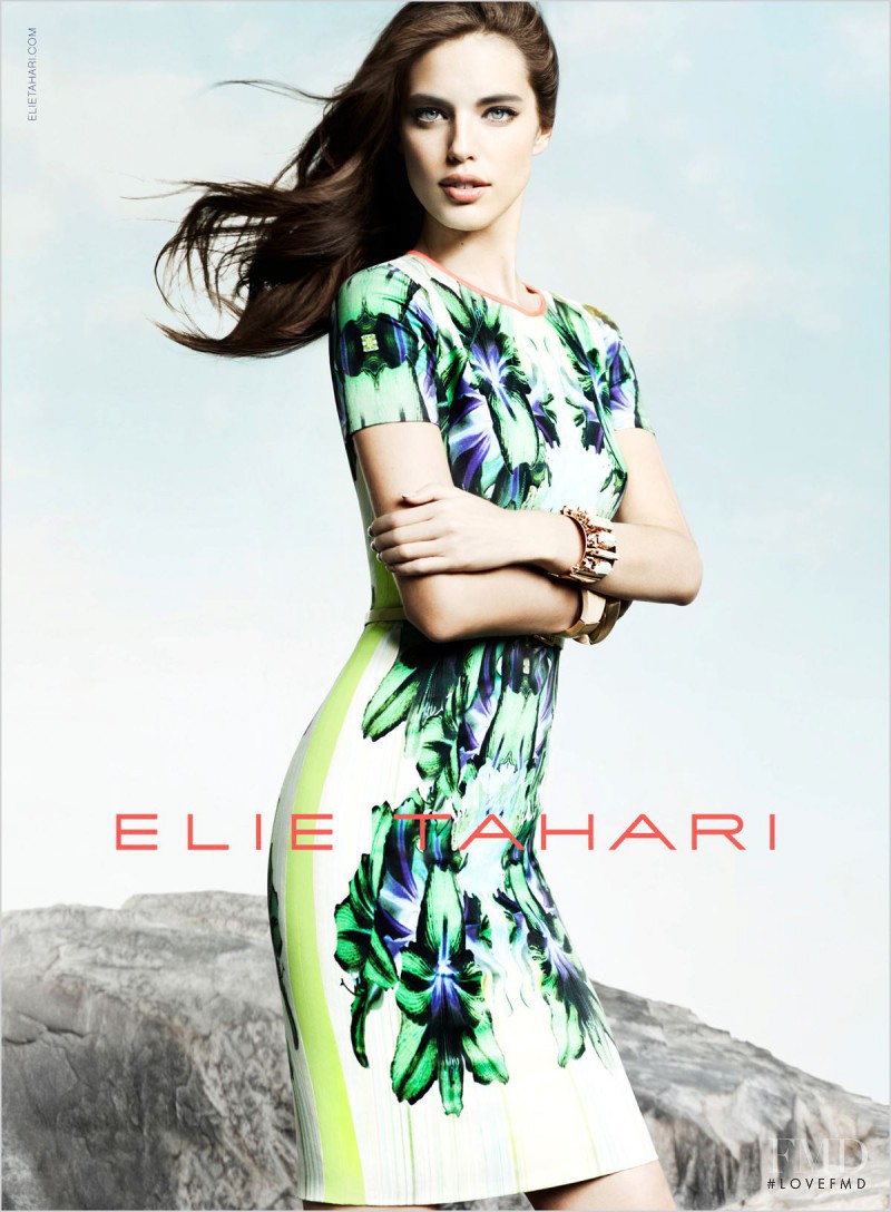 Emily DiDonato featured in  the Elie Tahari advertisement for Spring/Summer 2013