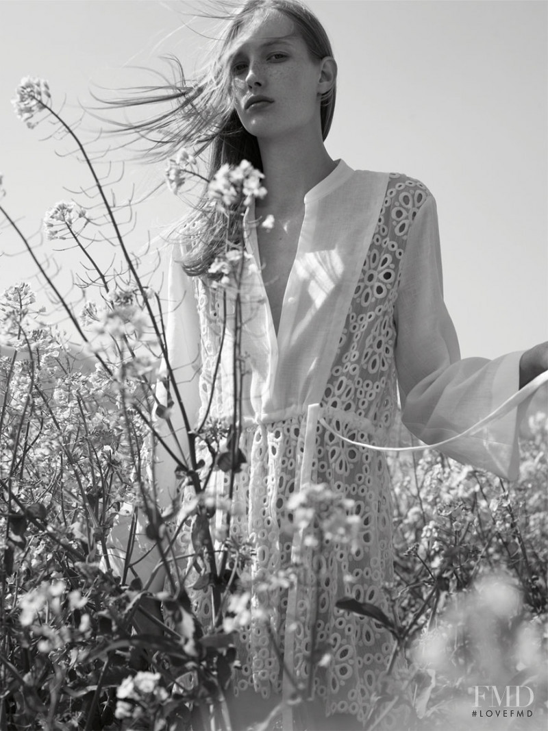 Kateryna Zub featured in  the Zara lookbook for Summer 2017