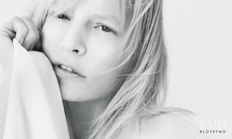 Kirsten Owen featured in  the TSE advertisement for Spring/Summer 2013