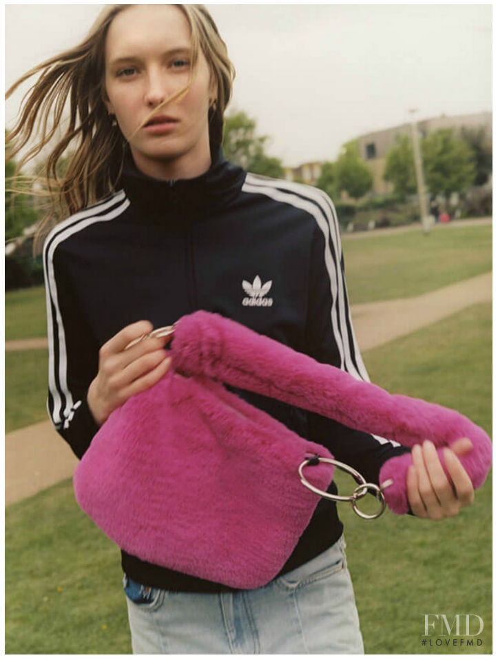 Kateryna Zub featured in  the Topshop x Adidas Originals lookbook for Spring/Summer 2017