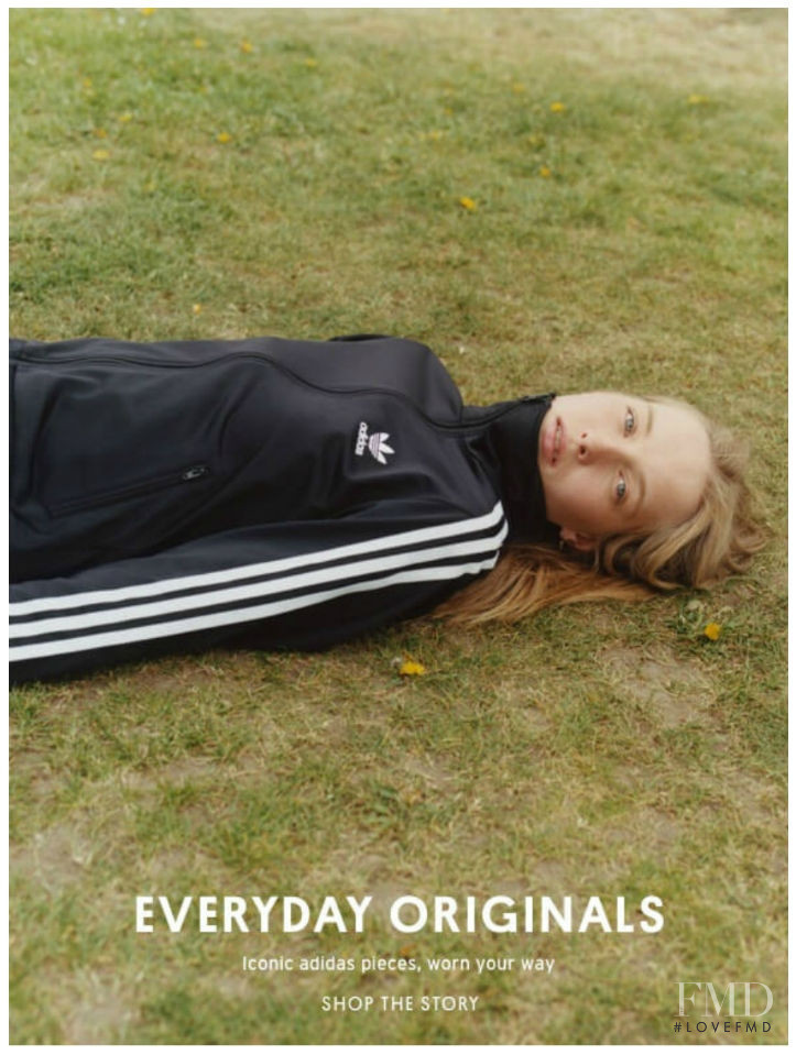 Kateryna Zub featured in  the Topshop x Adidas Originals lookbook for Spring/Summer 2017