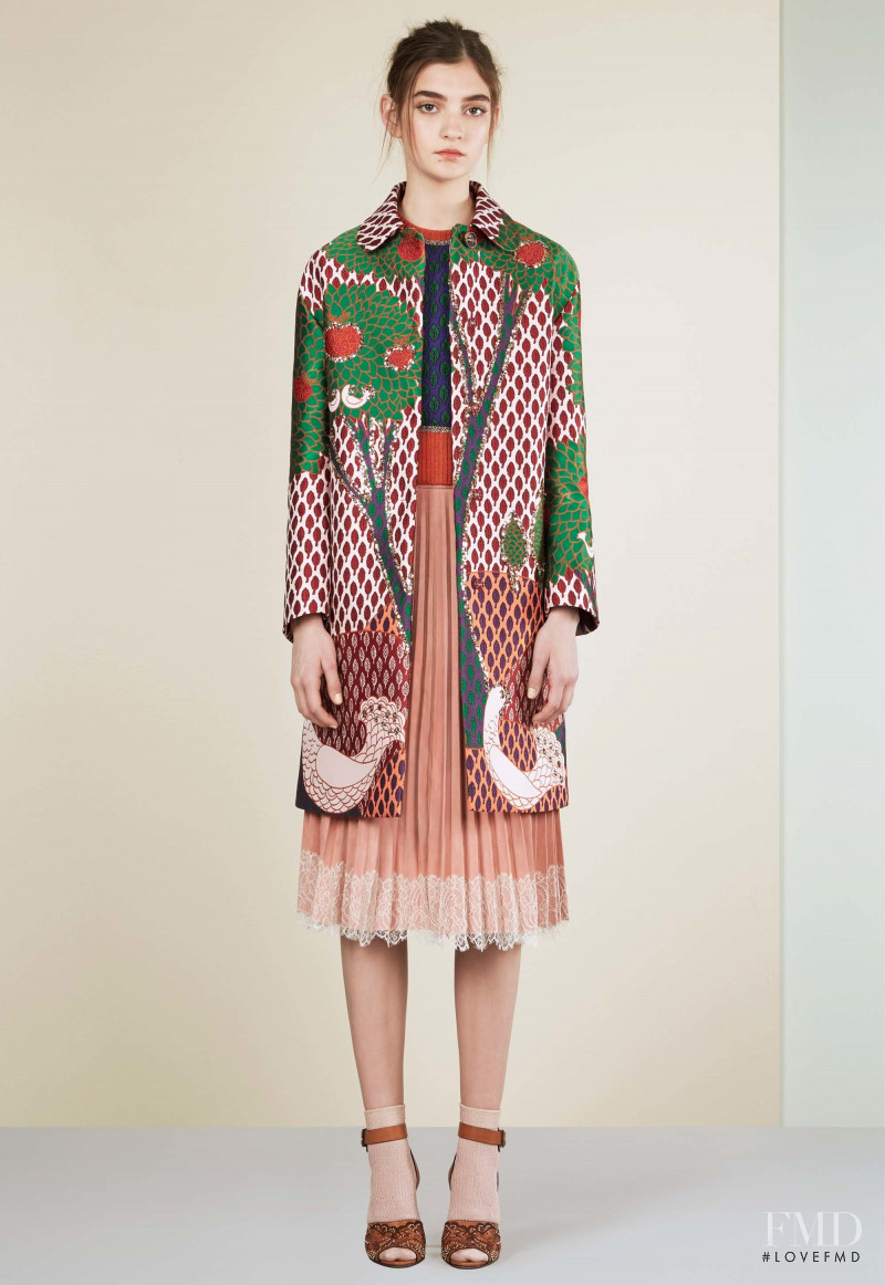 Yuliia Ratner featured in  the RED Valentino lookbook for Resort 2017